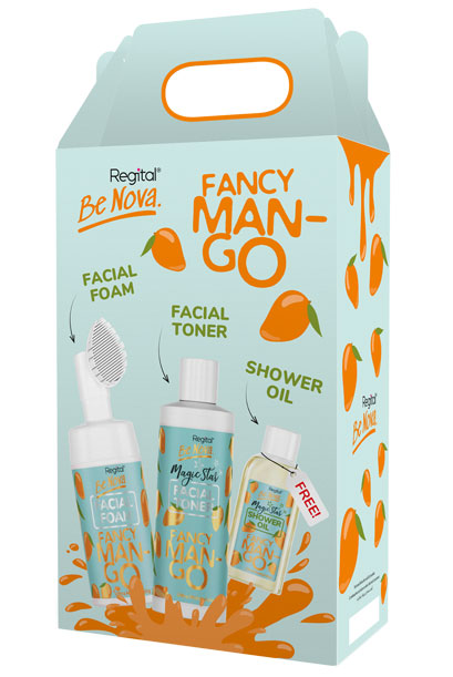 Set facial foam facial toner shower oil mango pack